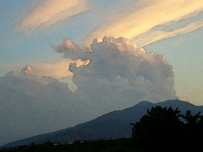 Nuvola - effetto acquerello