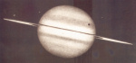 L'ombra di Titano proiettata su Saturno