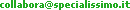 Mail per invio a Specialissimo del materiale da pubblicare