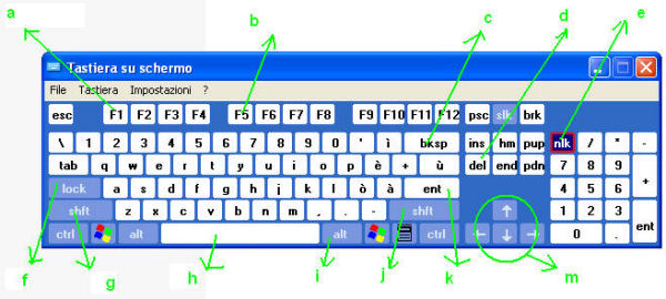Immagine base di una tastiera del computer