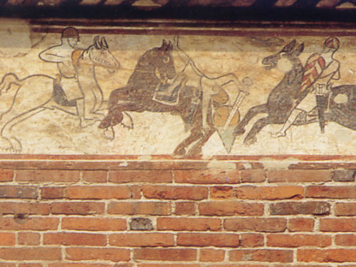 Dipinto cavalieri crociati