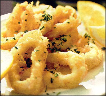 Ricette Crostacei Molluschi - Calamari dorati