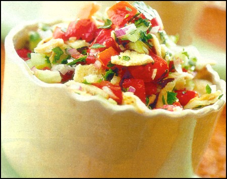 Ricette Piatti esotici - Fattoush (Siria)