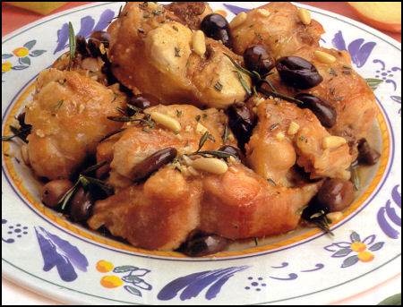 Ricette Carni bianche - Coniglio alle olive