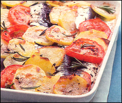 Ricette Insalate / P.Unici - Patate con sardine e pomodori