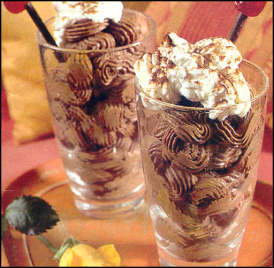 Ricette Dessert Dolci - Mousse al cioccolato
