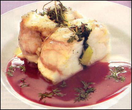 Ricette Pesce - Pescatrice in salsa rosa