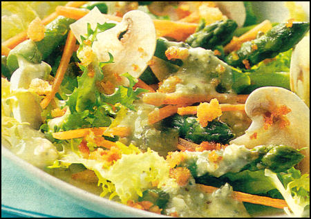 Ricette Insalate / P.Unici - Insalata con funghi e gorgonzola