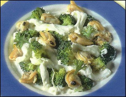 Ricette Crostacei Molluschi - Vongole e broccoletti