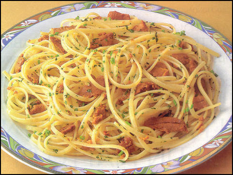 Ricette Primi Pasta - Linguine ai ricci di mare