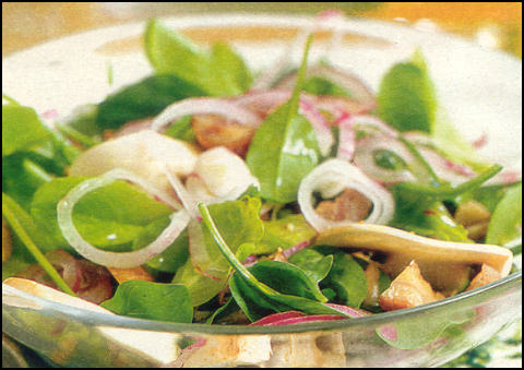 Ricette Insalate / P.Unici - Insalata spinaci e cipolle