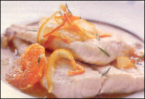 Ricette Pesce - Rombo al mandarino
