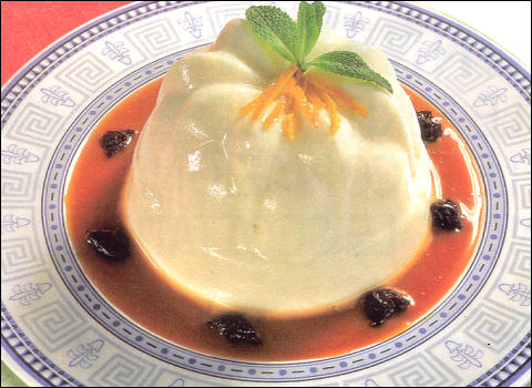 Ricette Dessert Budini - Budino con salsa di prugne