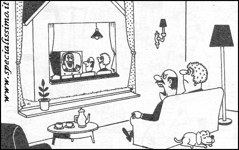 Vignette Varie - Guardando la TV