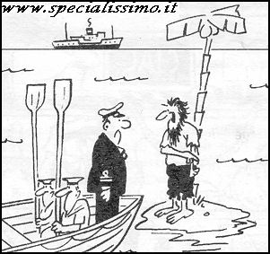 Vignette Varie - Il naufrago