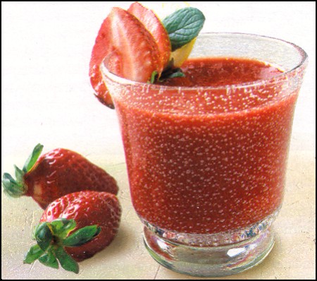 Ricette Dessert Frutta - Frullato di fragole