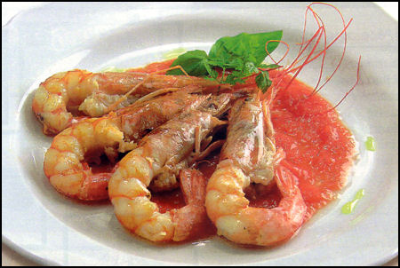 Ricette Crostacei Molluschi - Gamberoni al pomodoro