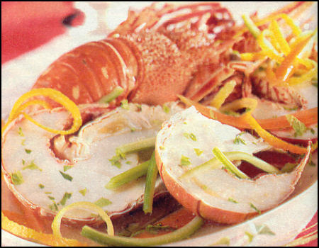 Ricette Crostacei Molluschi - Aragostine alle erbe