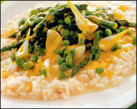 Ricette Primi Riso - Risotto verdure e zafferano