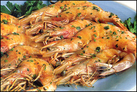 Ricette Crostacei Molluschi - Gamberoni grigliati