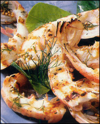 Ricette Crostacei Molluschi - Scampi grigliati