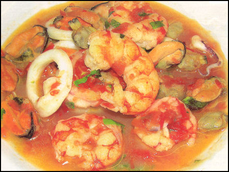 Ricette Crostacei Molluschi - Guazzetto di frutti di mare