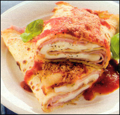 Ricette Primi Pasta - Cannelloni al prosciutto