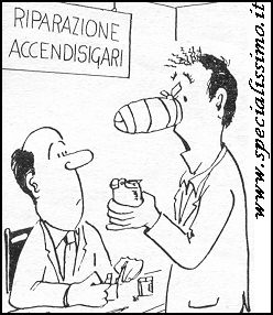 Vignette Varie - Accendino rotto